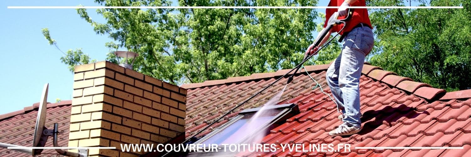 Nettoyage toiture à Carrières-sous-Poissy